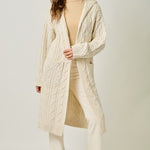 Almond Long Sweater Jacket - The Nines