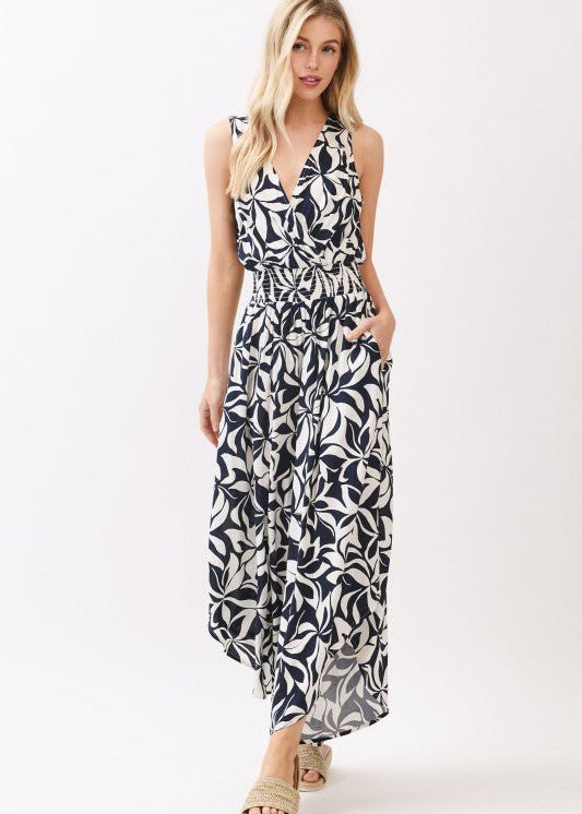 Midnight Printed Jumpsuit - The Nines