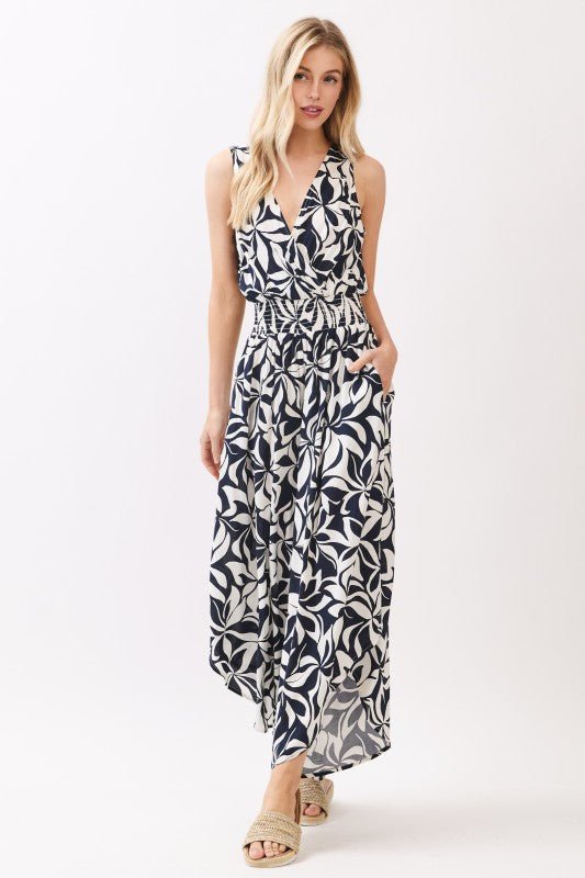 Midnight Printed Jumpsuit - The Nines