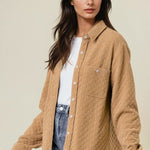Textured Quilted Shacket - 2 Colors! - The Nines