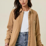 Textured Quilted Shacket - 2 Colors! - The Nines