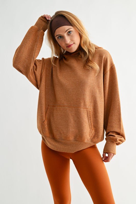 Burnout Bliss Mono B Fleece Hoodies - 2 COLORS - FINAL SALE! - The Nines