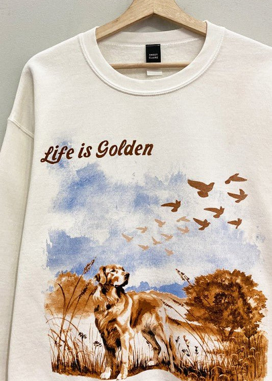 Life is Golden Sweatshirt - FINAL SALE! - The Nines