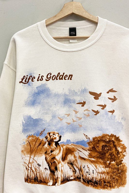 Life is Golden Sweatshirt - FINAL SALE! - The Nines