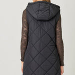 Quilted Gold Zip Puffer Vest - 3 Colors! - The Nines