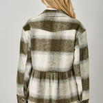 Peplum Plaid Jackets - 2 Colors! - The Nines