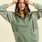 Half Zip Hoodie - 2 colors! - The Nines