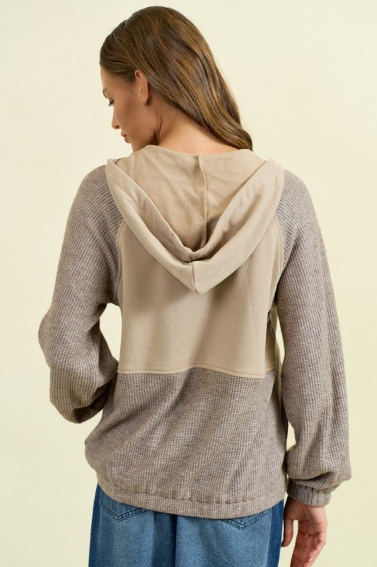Half Zip Hoodie - 2 colors! - The Nines
