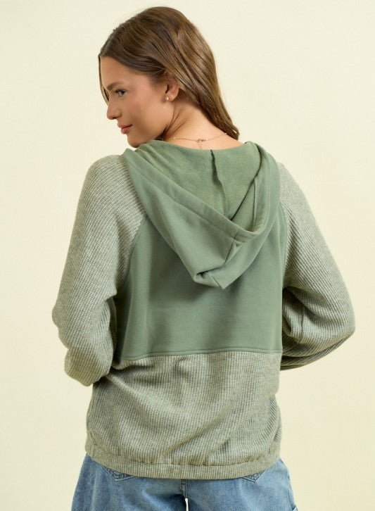 Half Zip Hoodie - 2 colors! - The Nines