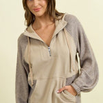 Half Zip Hoodie - 2 colors! - The Nines