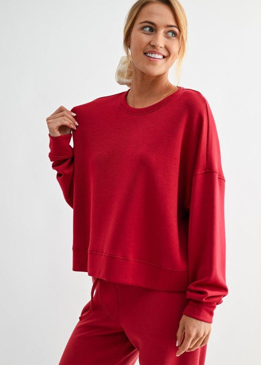 Mono B Boxy Laguna Buttery Soft Sweatshirt - 5 colors ! - The Nines