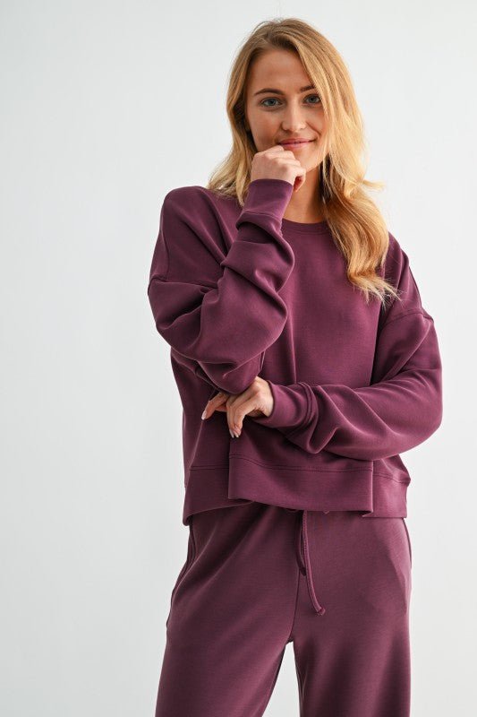 Mono B Boxy Laguna Buttery Soft Sweatshirt - 5 colors ! - The Nines