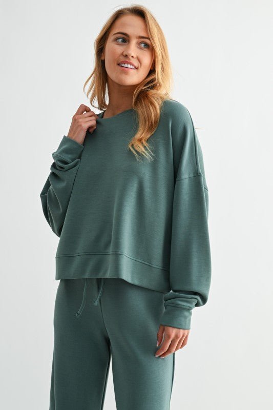 Mono B Boxy Laguna Buttery Soft Sweatshirt - 5 colors ! - The Nines
