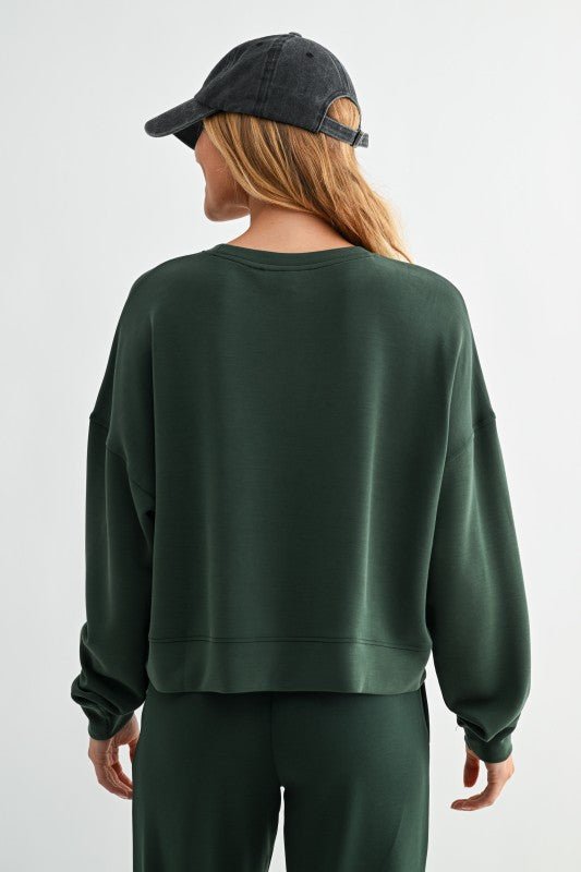 Mono B Boxy Laguna Buttery Soft Sweatshirt - 5 colors ! - The Nines