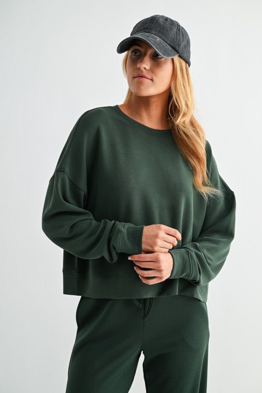 Mono B Boxy Laguna Buttery Soft Sweatshirt - 5 colors ! - The Nines