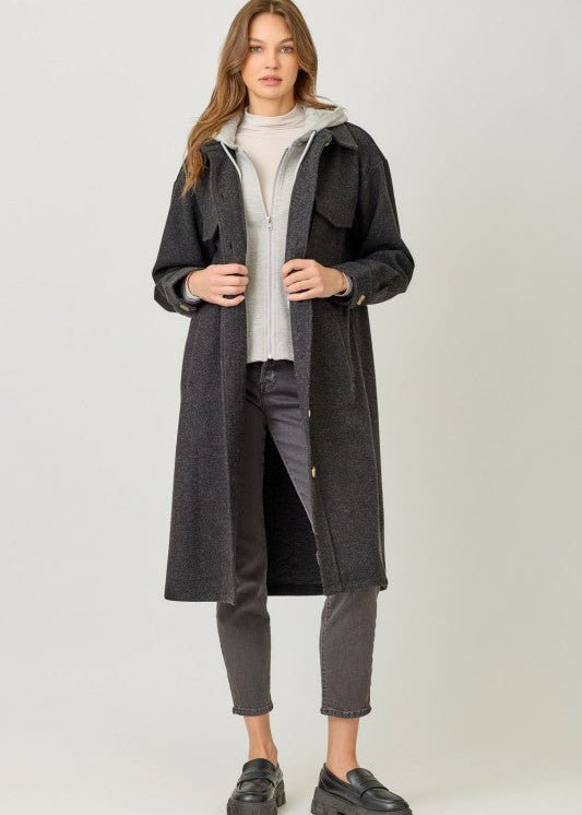 Black Hoodie Jacket - The Nines