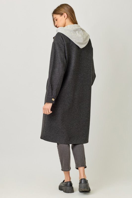 Black Hoodie Jacket - The Nines