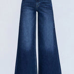 Vervet Beaming Dark Wash Palazzo Jean - The Nines