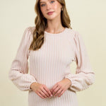 Textured Bubble Sleeve Tops - 3 colors! - The Nines