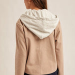 Cropped Jacket With Detachable Hood - 2 Colors! - The Nines