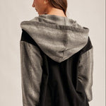 Black Plaid Sleeve Jacket - The Nines