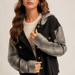 Black Plaid Sleeve Jacket - The Nines