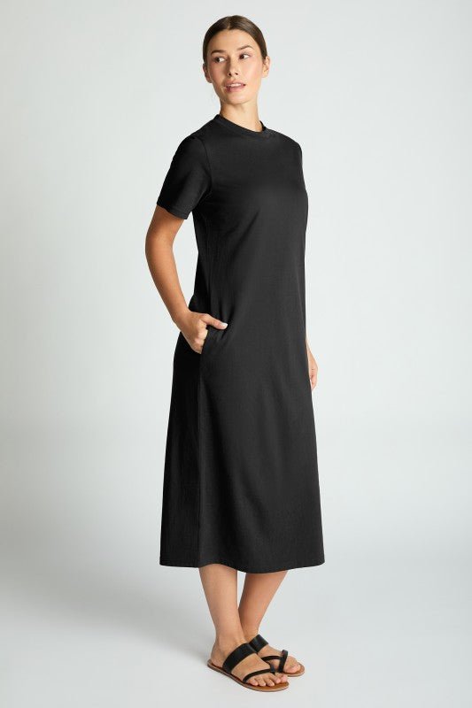 Cotton Pocket Midi Dress - 2 Colors! - The Nines