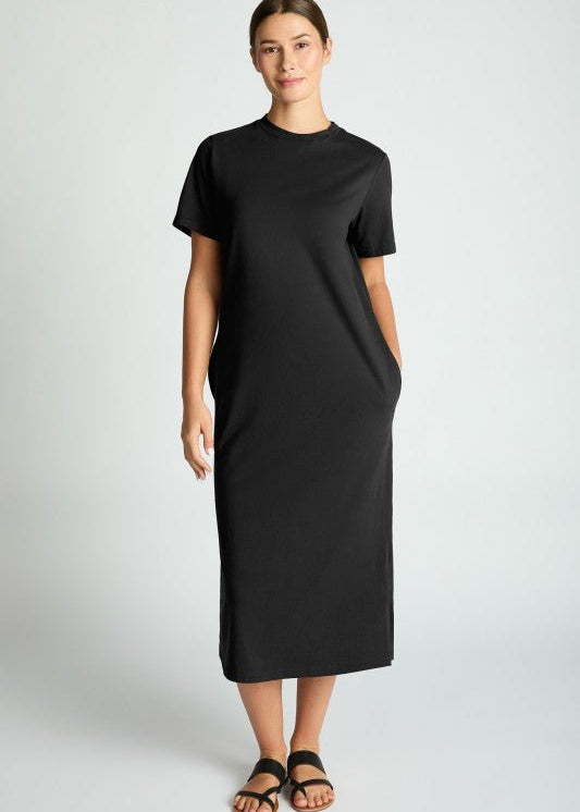 Cotton Pocket Midi Dress - 2 Colors! - The Nines