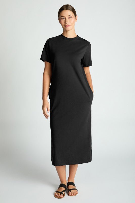 Cotton Pocket Midi Dress - 2 Colors! - The Nines