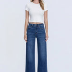 Vervet Super Soft Comfort Stretch Wide Leg Jean - The Nines