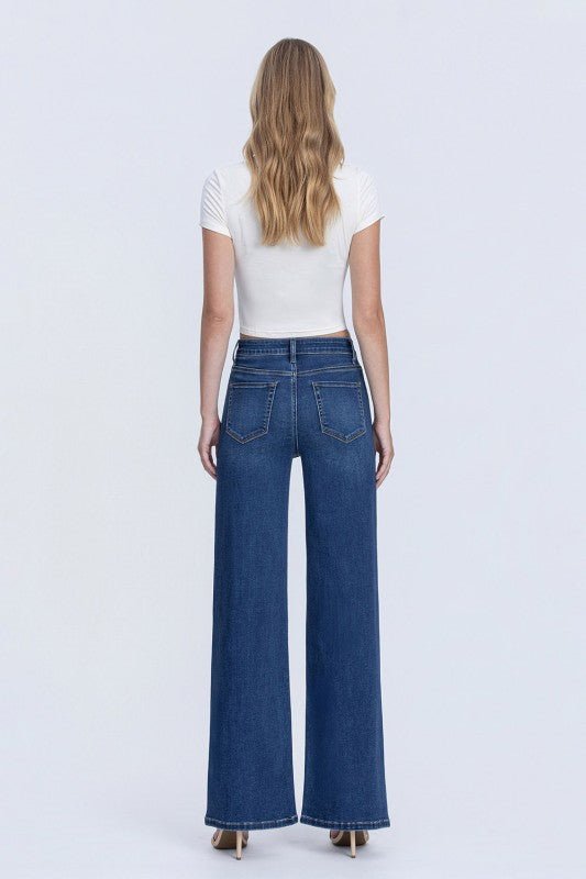 Vervet Super Soft Comfort Stretch Wide Leg Jean - The Nines