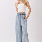 Tencel Wide Leg Pant - The Nines