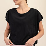 Cotton Open Back Short Sleeve - 3 Colors! - The Nines