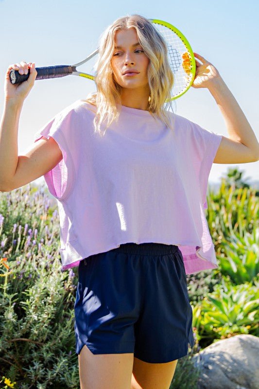 Cotton Open Back Short Sleeve - 3 Colors! - The Nines