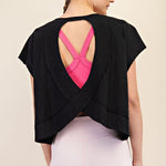 Cotton Open Back Short Sleeve - 3 Colors! - The Nines