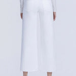 Vervet High Rise Raw Hem Crop Wide Leg Jean - The Nines