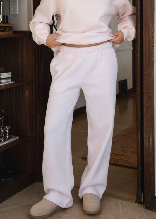 Lani Cloud Fleece Straight Leg Pocket Sweatpants - 2 colors! - The Nines