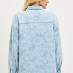 Risen Floral Light Denim Shirt - The Nines