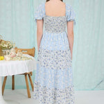 Light Blue Multi Print Dress - The Nines