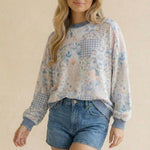 Oversized Patchwork Top - 2 colors! - The Nines