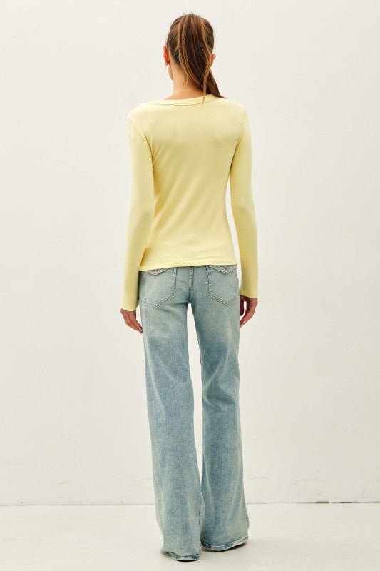 Soft Layering Basic Long Sleeve - 4 Colors! - The Nines