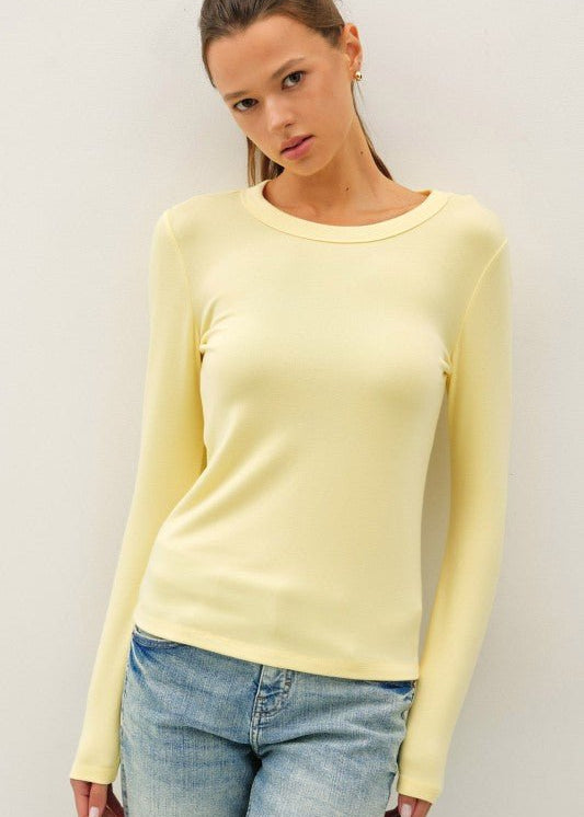 Soft Layering Basic Long Sleeve - 4 Colors! - The Nines