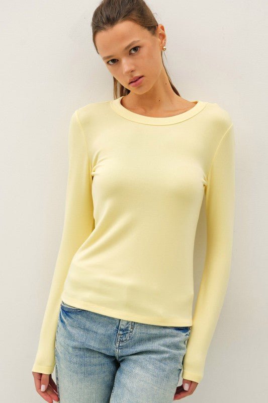 Soft Layering Basic Long Sleeve - 4 Colors! - The Nines