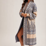 Navy Paisley Duster Cardigan - The Nines