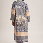 Navy Paisley Duster Cardigan - The Nines