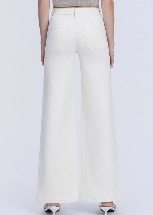 Vervet Natural High Rise Drawstring Jean - The Nines