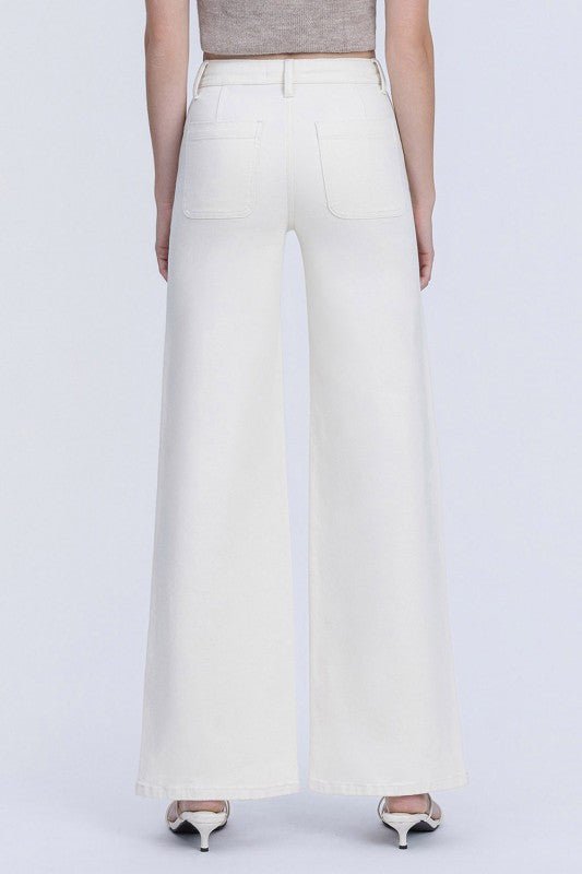 Vervet Natural High Rise Drawstring Jean - The Nines