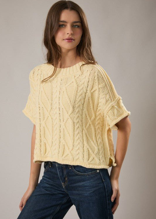 Spring Relaxed Sweater Top - 2 Colors! - The Nines
