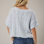 Spring Relaxed Sweater Top - 2 Colors! - The Nines