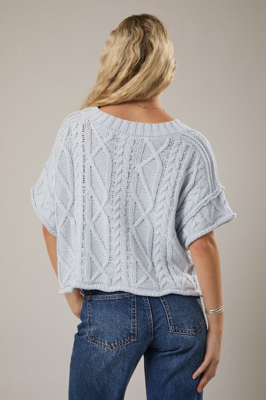 Spring Relaxed Sweater Top - 2 Colors! - The Nines